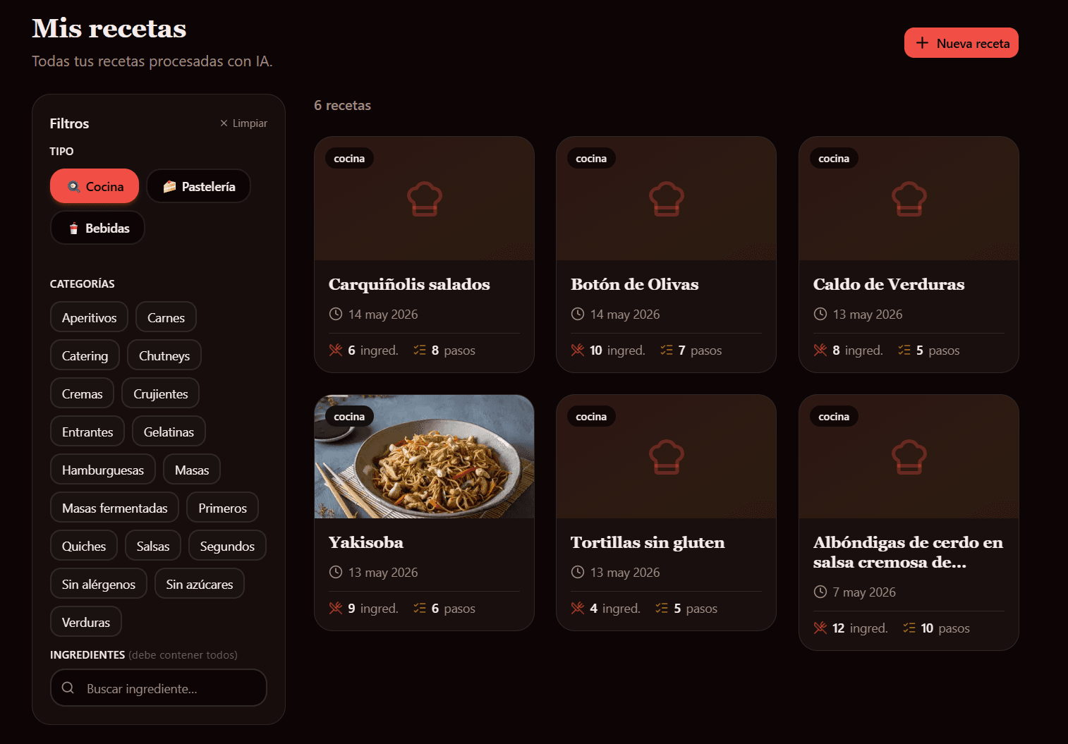 Mincely recipe library